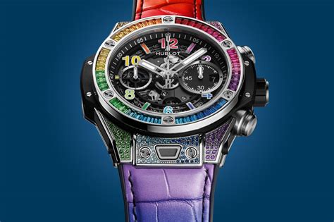 hublot big bang alligator strap|Big Bang Unico Titanium Rainbow 44 mm .